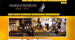 Desktop Screenshot of musikinstrumente-petroll.de