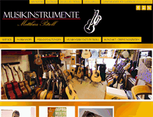 Tablet Screenshot of musikinstrumente-petroll.de